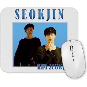Baskı Dükkanı Kim Seokjin Vintage Bts Mouse Pad