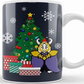 Baskı Dükkanı King Asgore Around The Christmas Tree Undertale Kupa
