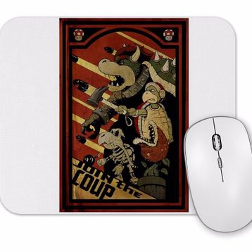 Baskı Dükkanı King Koopa Süper Mario Bros Mouse Pad