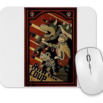 Baskı Dükkanı King Koopa Süper Mario Bros Mouse Pad