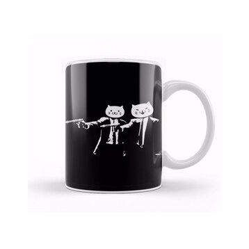 Baskı Dükkanı Kitty Pulp Fiction Kupa