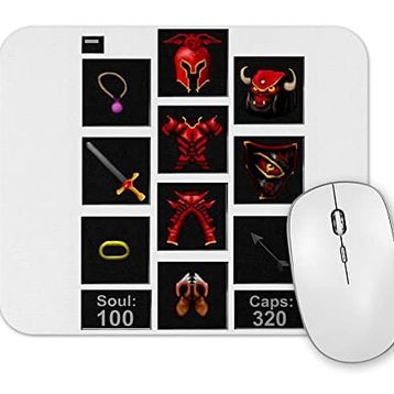 Baskı Dükkanı Knight Set Tibia Knight Set Mouse Pad
