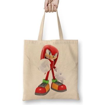 Baskı Dükkanı Knuckles the Echidna Sonic Bez Çanta