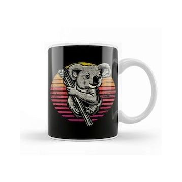 Baskı Dükkanı Koala Bear Retro Cute Koala Kupa