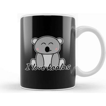 Baskı Dükkanı Koala I Love Koalas Kupa