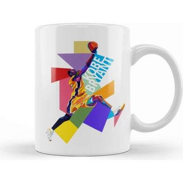 Baskı Dükkanı Kobe Bryant Young Pop Art Kupa