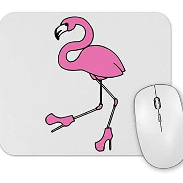 Baskı Dükkanı Komik Flamingo Mouse Pad