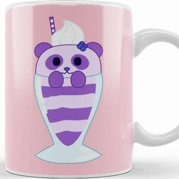 Baskı Dükkanı Komik Panda Shake Kupa