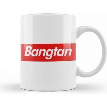 Baskı Dükkanı Kpop Bangtang Box Logo Kupa