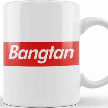 Baskı Dükkanı Kpop Bangtang Box Logo Kupa