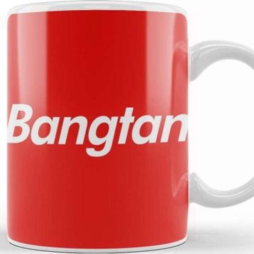 Baskı Dükkanı Kpop Bangtang Box Logo Kupa
