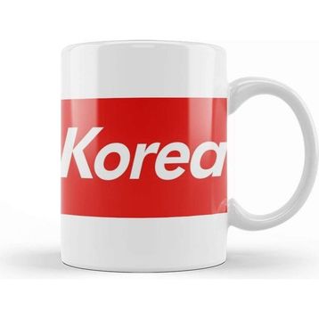 Baskı Dükkanı Kpop Korea Box Logo 01 Kupa