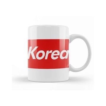 Baskı Dükkanı Kpop Korea Box Logo 01 Kupa
