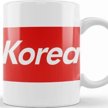 Baskı Dükkanı Kpop Korea Box Logo 01 Kupa