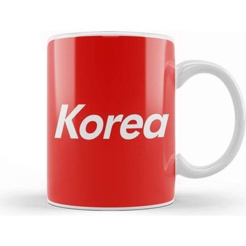 Baskı Dükkanı Kpop Korea Box Logo Kupa