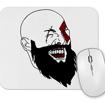 Baskı Dükkanı Kratos Laughing Mouse Pad