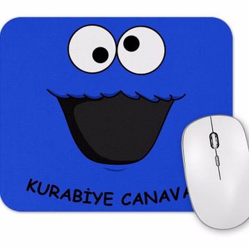 Baskı Dükkanı Kurabiye Canavarı 02 Mouse Pad
