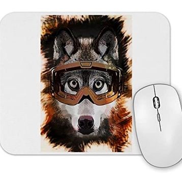 Baskı Dükkanı Kurt Köpek Pug Mouse Pad