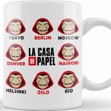 Baskı Dükkanı La Casa De Papel 01 Kupa