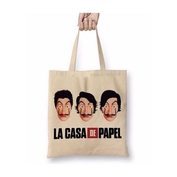 Baskı Dükkanı La Casa De Papel 02 Bez Çanta
