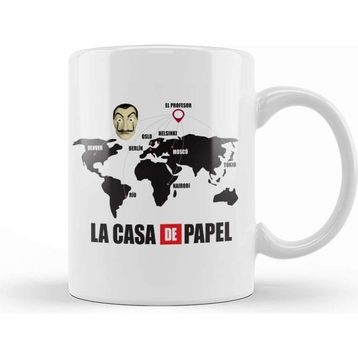 Baskı Dükkanı La Casa De Papel Kupa