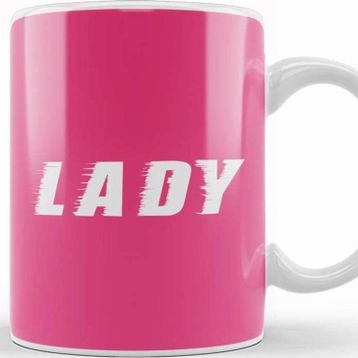 Baskı Dükkanı Lady Slogan Kupa