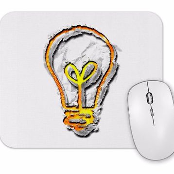 Baskı Dükkanı Lamba Ampül Mouse Pad