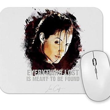 Baskı Dükkanı Lara Croft Tomb Raider Angelina Jolie Mouse Pad