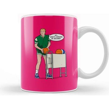 Baskı Dükkanı Larry Bird So Who S Coming in Second Kupa
