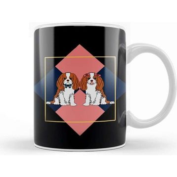 Baskı Dükkanı Lattice Cavalier King Charles Spaniel Kupa