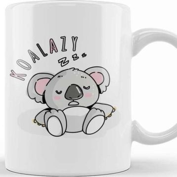 Baskı Dükkanı Lazy Koala Kupa