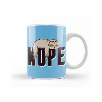Baskı Dükkanı Lazy Sleepy Sloth Nope Nap Kupa