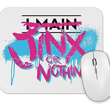 Baskı Dükkanı League of Legend Jinx Or Nothing Mouse Pad