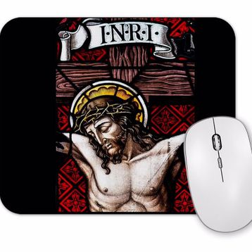 Baskı Dükkanı Leao Jesus Mouse Pad