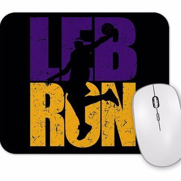 Baskı Dükkanı Lebron James Lakers Colors Mouse Pad
