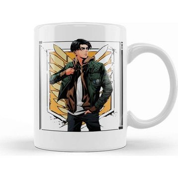 Baskı Dükkanı Levi Ackerman Fanart Kupa