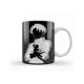 Baskı Dükkanı Levi Ackerman Silhouette Kupa