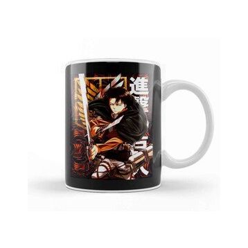 Baskı Dükkanı Levi Ackerman Titan Captian Kupa