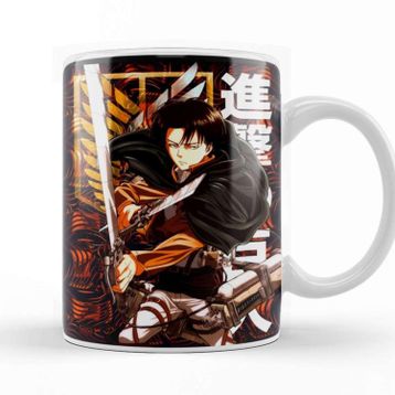 Baskı Dükkanı Levi Ackerman Titan Captian Kupa