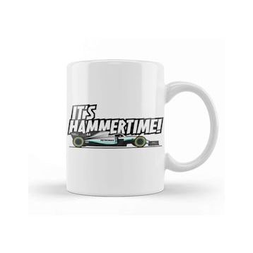Baskı Dükkanı Lewis Hamilton It's Hammer Time Kupa