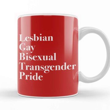 Baskı Dükkanı Lgbtq Pride Kupa