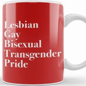 Baskı Dükkanı Lgbtq Pride Kupa