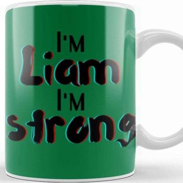 Baskı Dükkanı Liam Name Custom Design Gift Baby Gift For Him Kupa