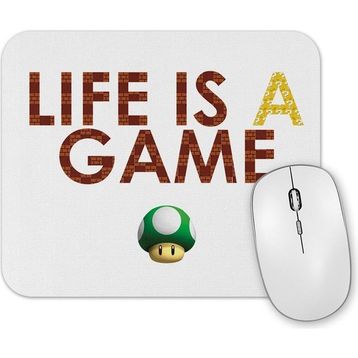 Baskı Dükkanı Lifes a Game Mario Mouse Pad