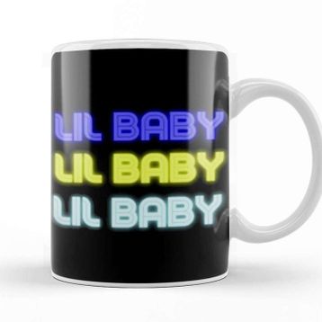 Baskı Dükkanı Lil Baby Logo Merch Kupa