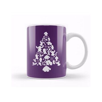 Baskı Dükkanı Lilo And Stitch Christmas Tree Silhouette Kupa