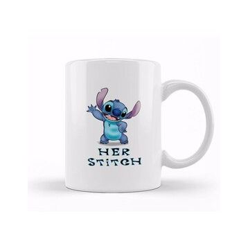 Baskı Dükkanı Lilo And Stitch Her Stitch Kupa
