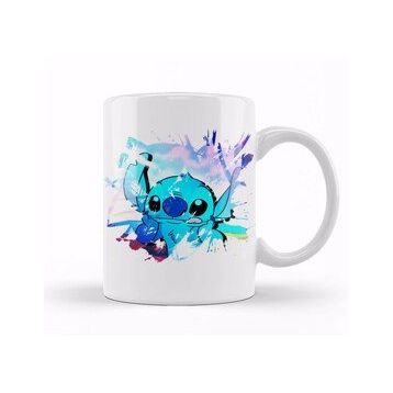 Baskı Dükkanı Lilo And Stitch Stitch Splash Paint Kupa