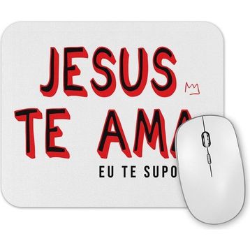 Baskı Dükkanı Lion Jesus Te Ama Mouse Pad