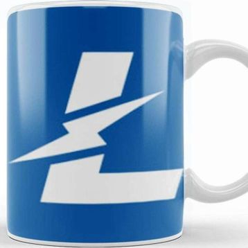 Baskı Dükkanı Litecoin To Tthe Moon Logo Kupa